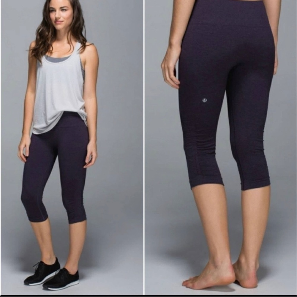 LULULEMON Ruched Cropped Legging